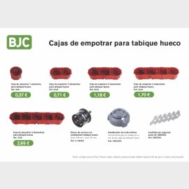 DIN A4 CLC - Cajas de empotrar para tabique hueco