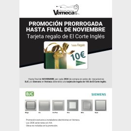 DIN-A4 Campaña promocion tarjeta El Corte Ingles Vemeca sin QR